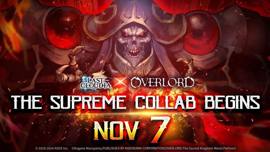 Overlord s'associe à LAST CLOUDIA pour une collaboration épique