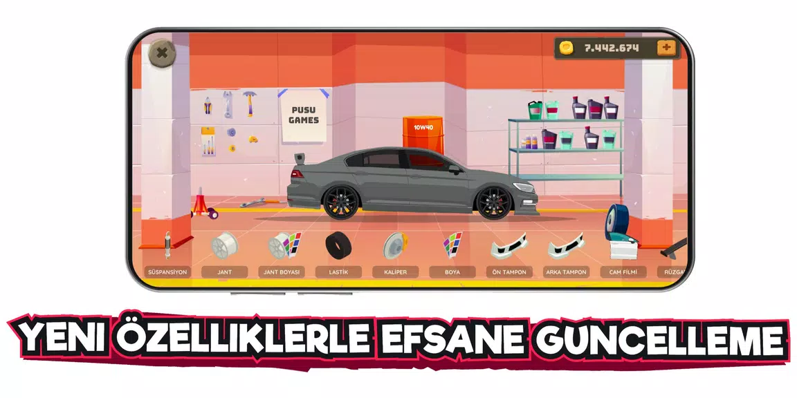 2d Car Series Tuning Game Ekran Görüntüsü 0