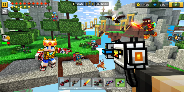 menu Mod 3D di Pixel Gun 3D