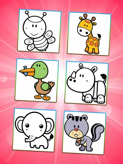 Coloring Games: Color Animals Screenshot 0