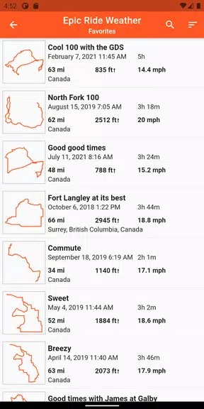 Epic Ride Weather应用截图第0张