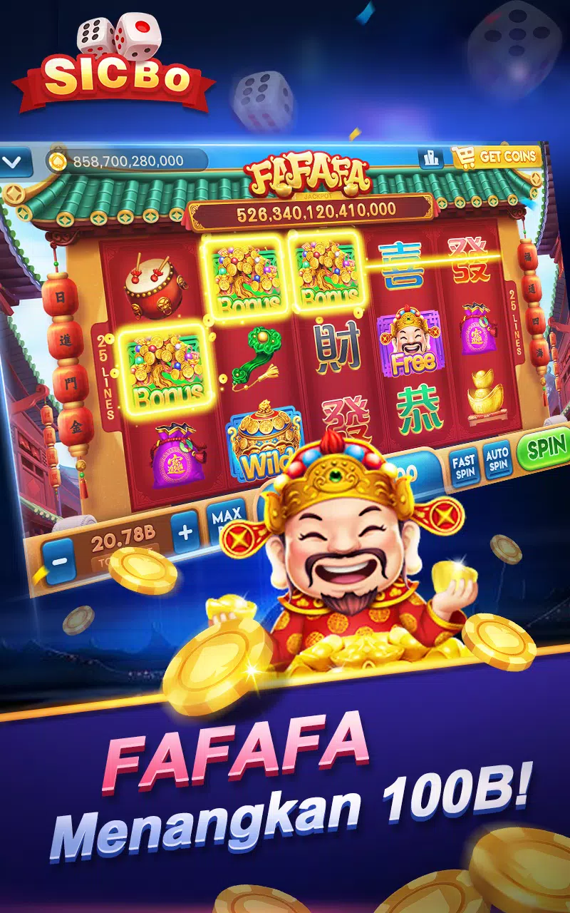 SicBo Casino Dice Game Ảnh chụp màn hình 0