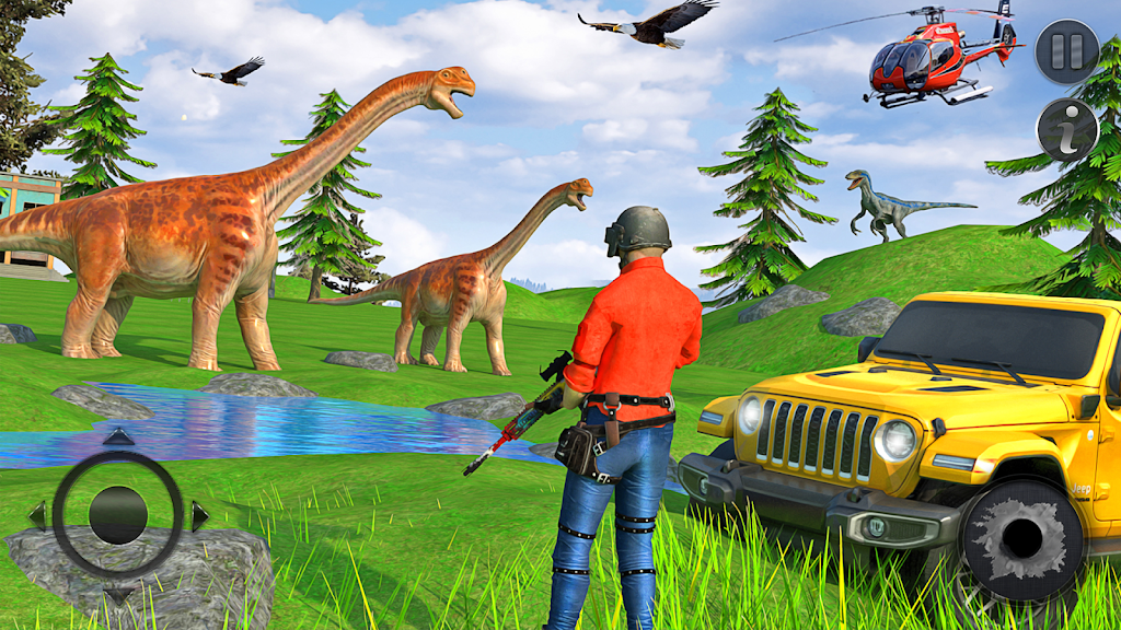 Wild Dino Hunter 3D Gun Games Schermafbeelding 2