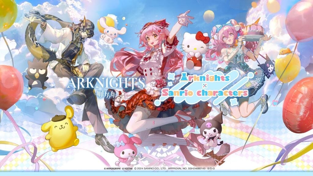 ตัวละคร Sanrio Join by joaoapps Arknights ในรูปแบบ Cute Collab