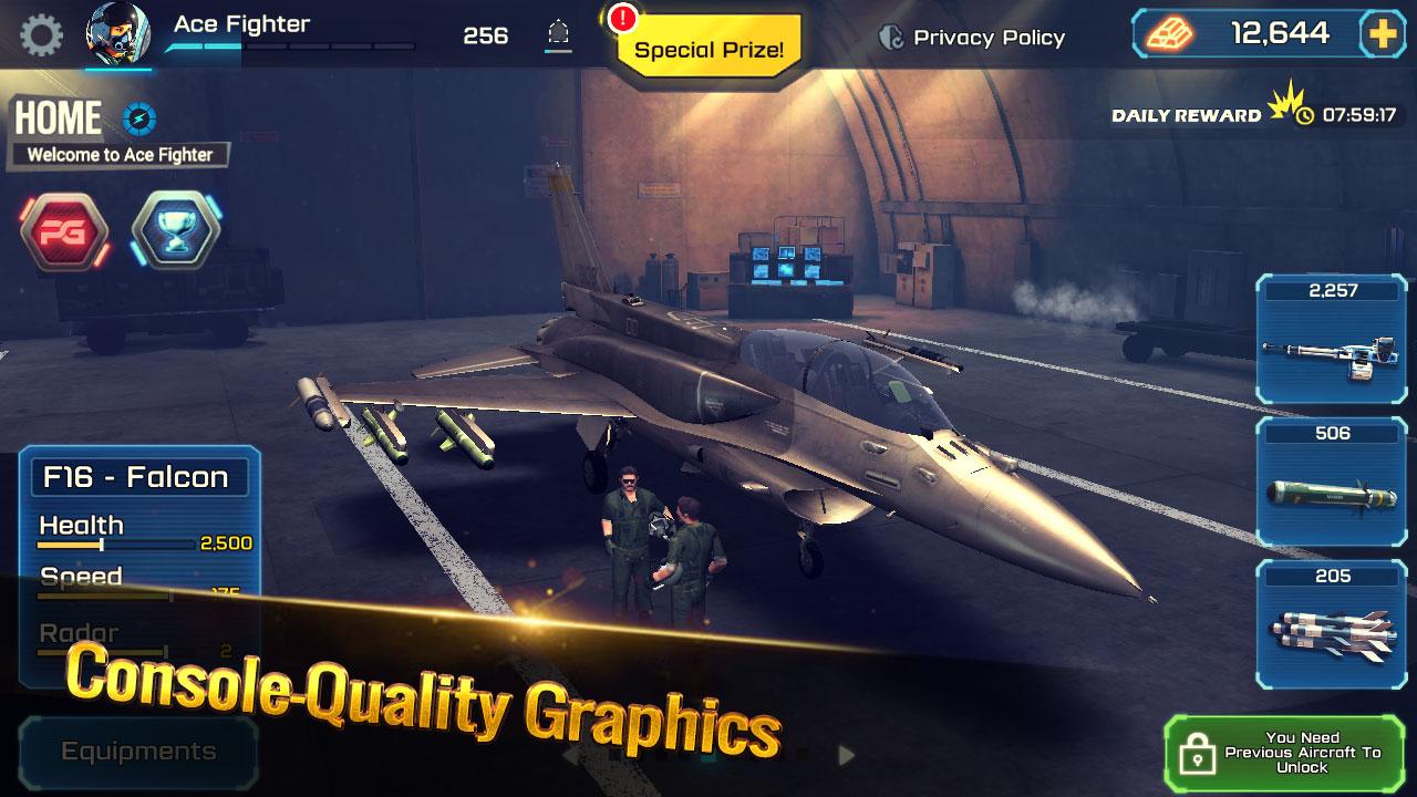 Ace Fighter: Modern Air Combat Ekran Görüntüsü 1