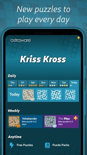 Astraware Kriss Kross 스크린샷 3