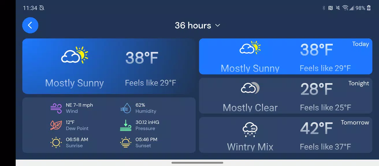 WeatherNation Screenshot 2