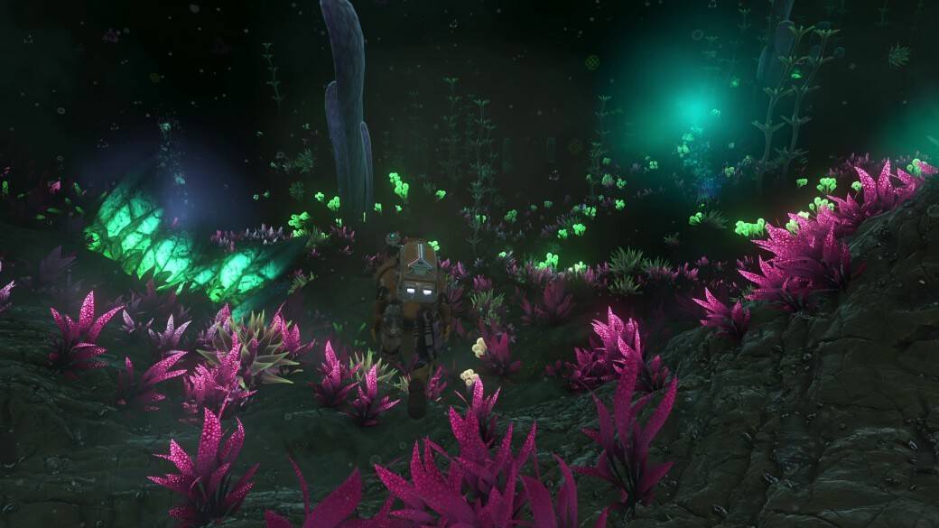 Redesigned underwater visuals