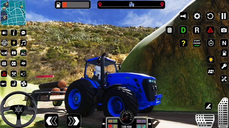 Tractor Trolly Driving Games Captura de tela 0