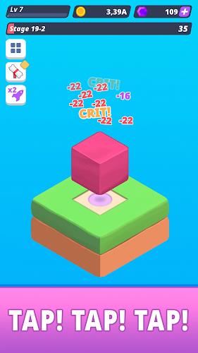 Tap Tap Cube - Idle Clicker应用截图第1张