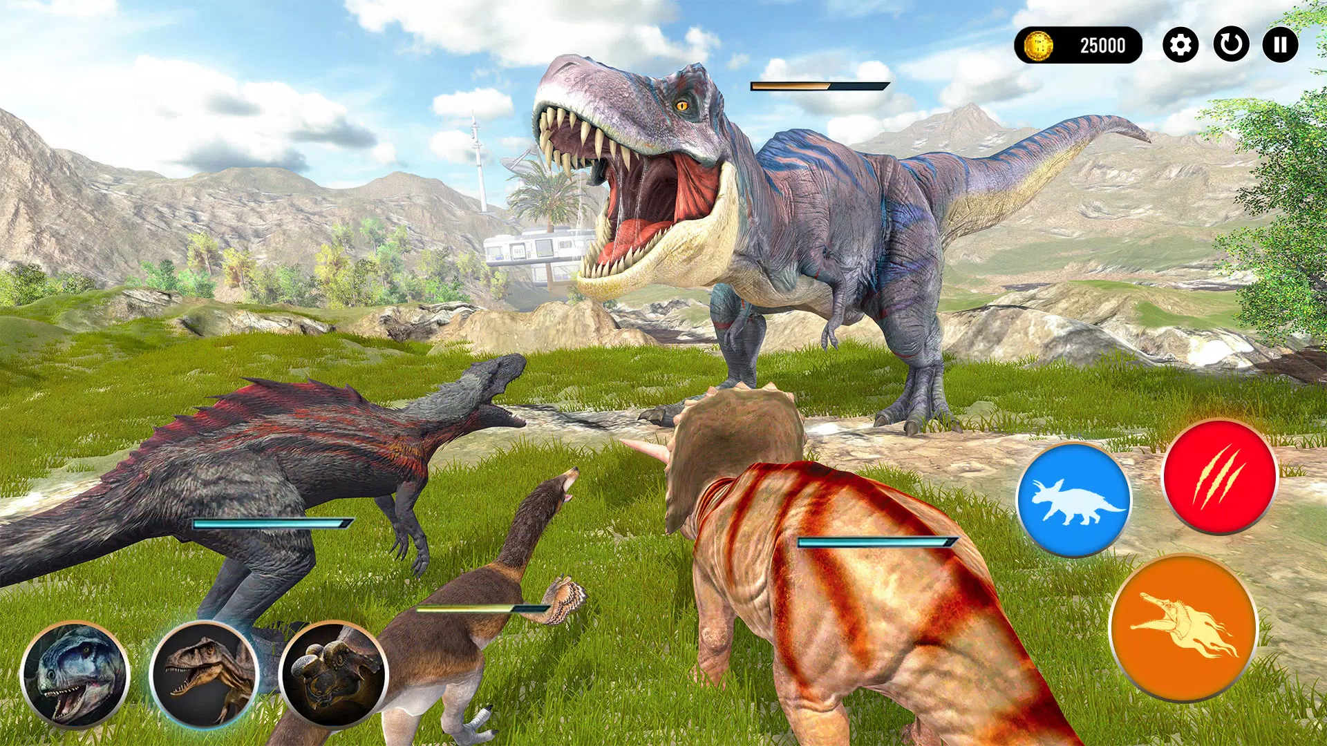 Real Dinosaur Simulator Games Ảnh chụp màn hình 0