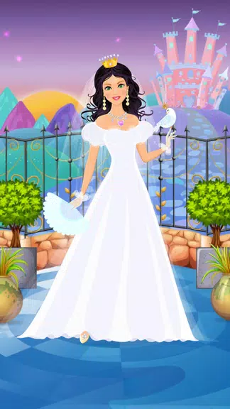 Princess Wedding Dress Up Game Tangkapan skrin 0