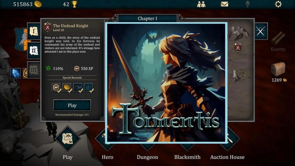 Tormentis Dungeon RPG es un nuevo juego de construcción de mazmorras para Android