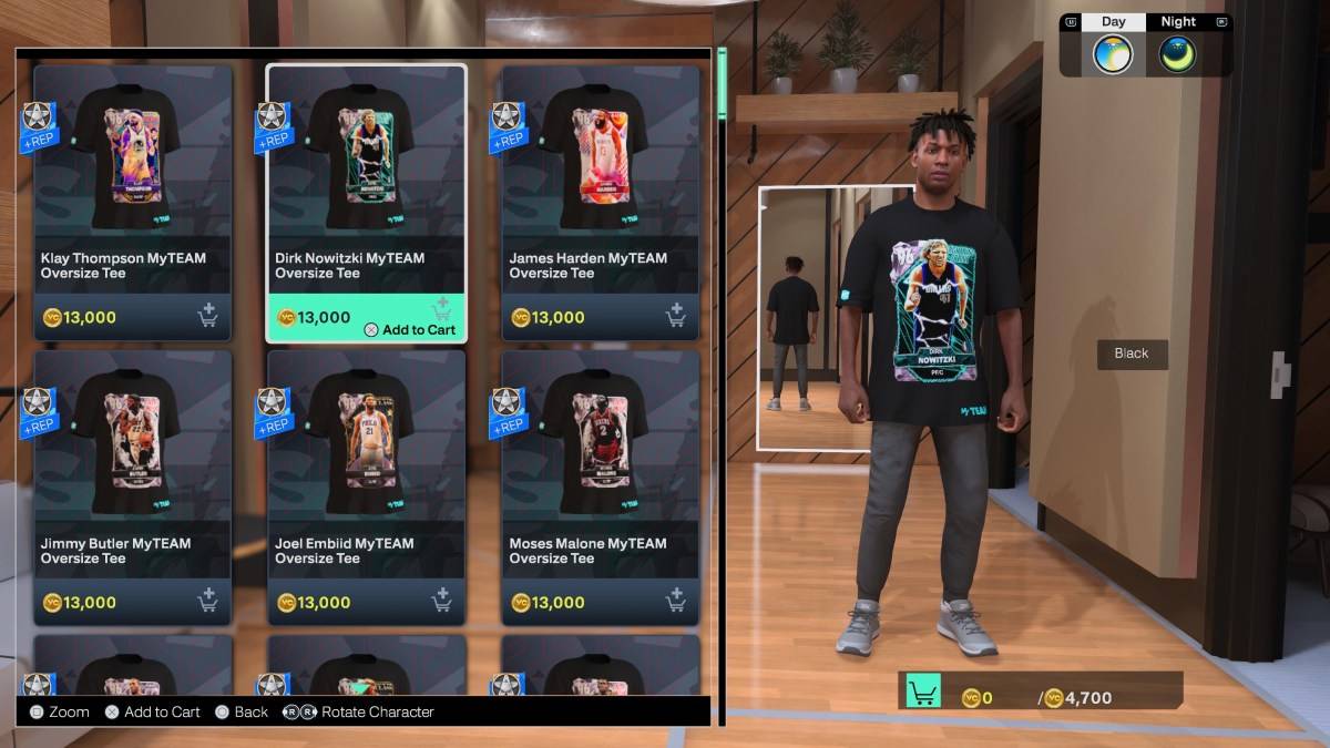 NBA 2K25 တွင်ဗုဒ္ဓဟူးနေ့အဝတ်အစားများ 0 တ်ဆင်ပါ။