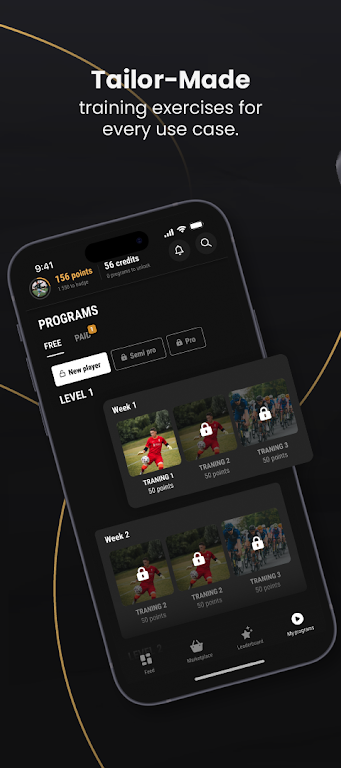 Ballers App: Football Training Скриншот 1