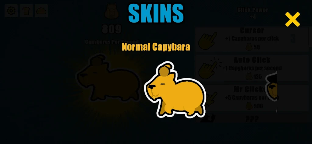 Capybara Clicker Captura de pantalla 2