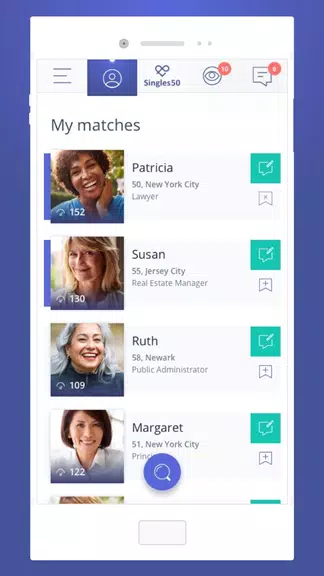 Singles 50 - Matchmaking Screenshot 1