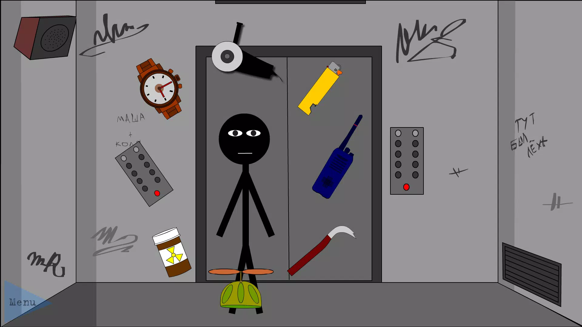 Stickman Escape Lift स्क्रीनशॉट 0