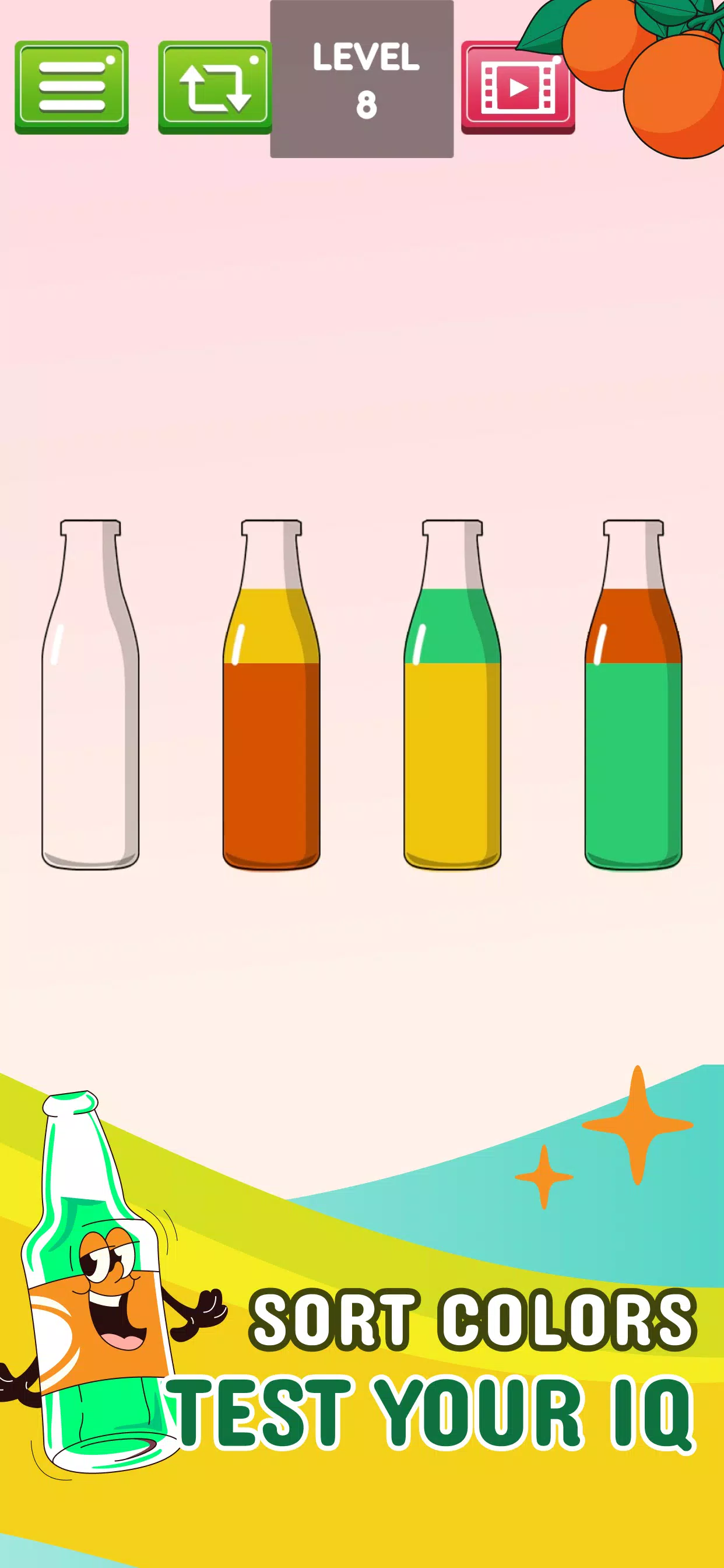 Soda Water Sort Puzzle: Color Screenshot 0