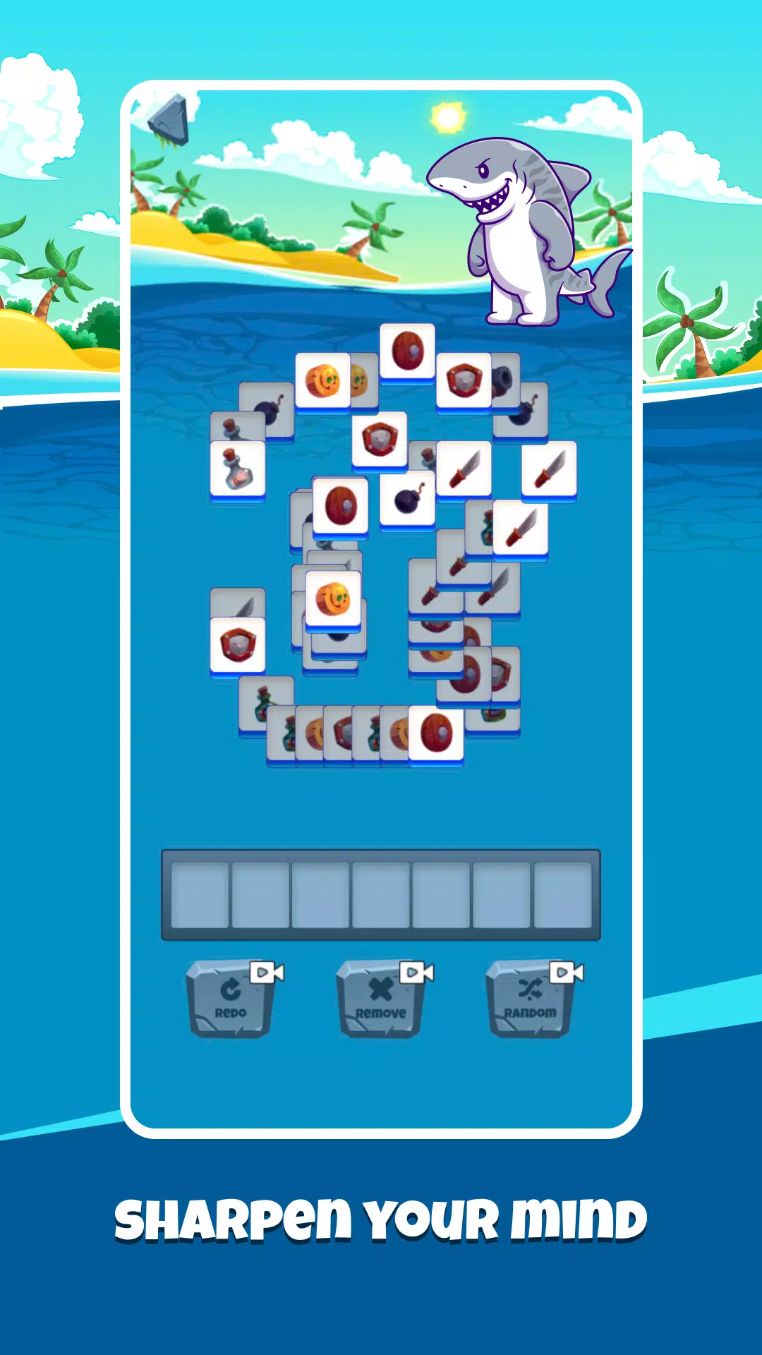 Shark Attack:Match Puzzle Game Captura de tela 0