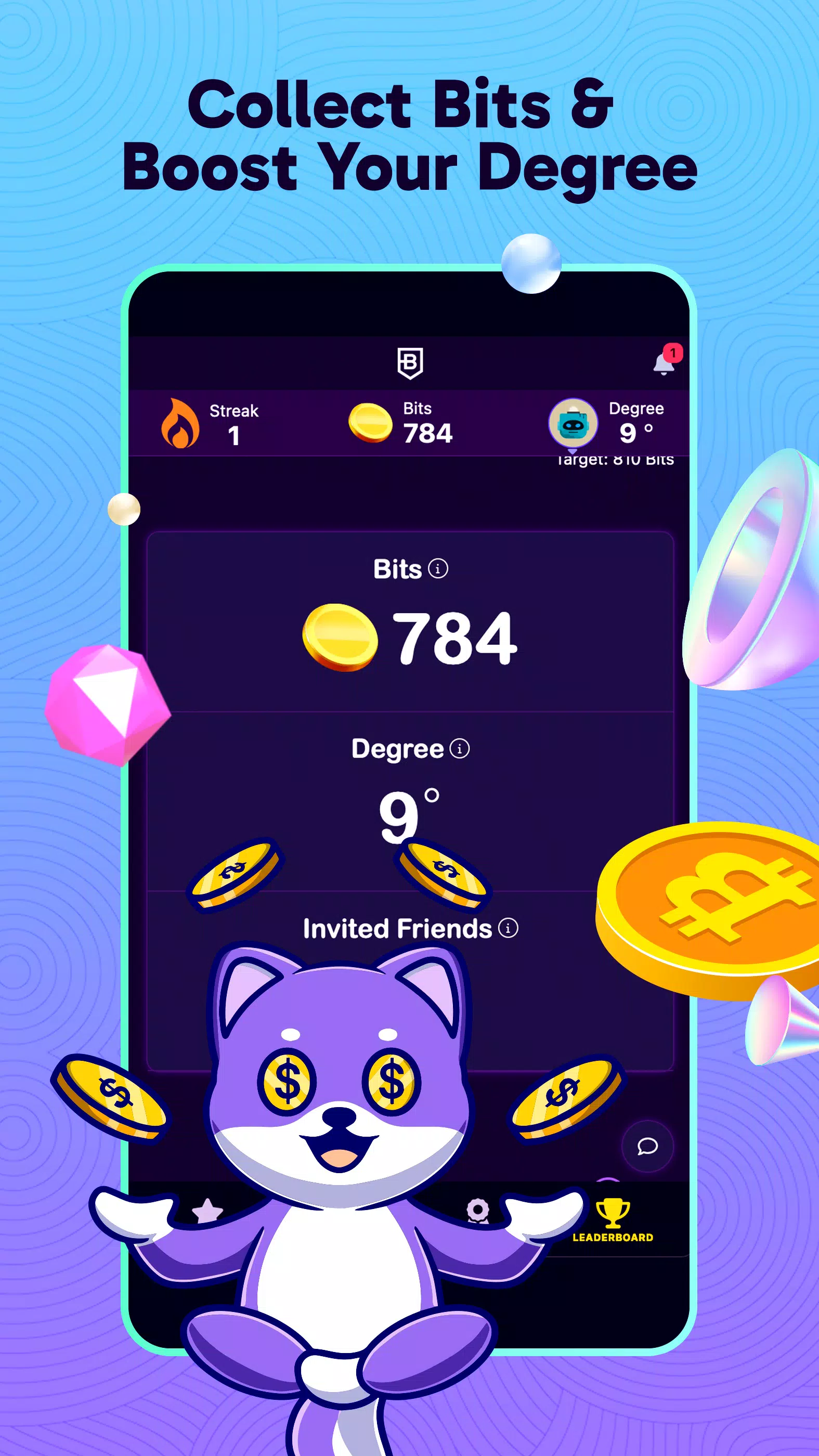 BitDegree: Play & Earn Crypto スクリーンショット 3