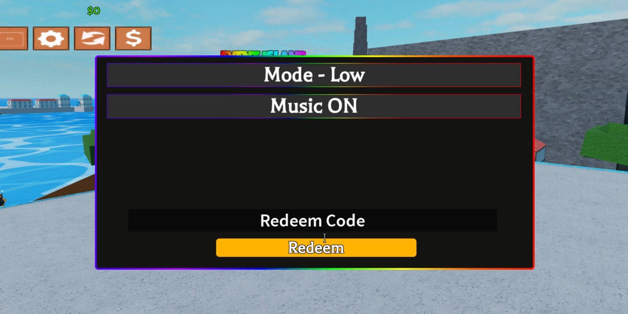 Image: Moodeng Fruit Code Redemption Input