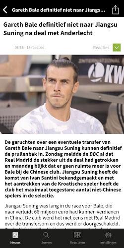 Voetbalzone应用截图第1张