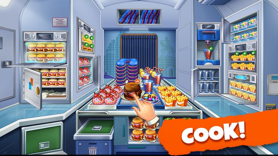 Airplane Cooking - Chef Game Zrzut ekranu 1