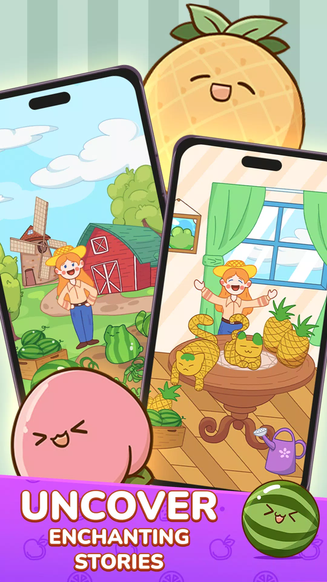 Juicy Merge: Fruit Drop Game Ảnh chụp màn hình 0