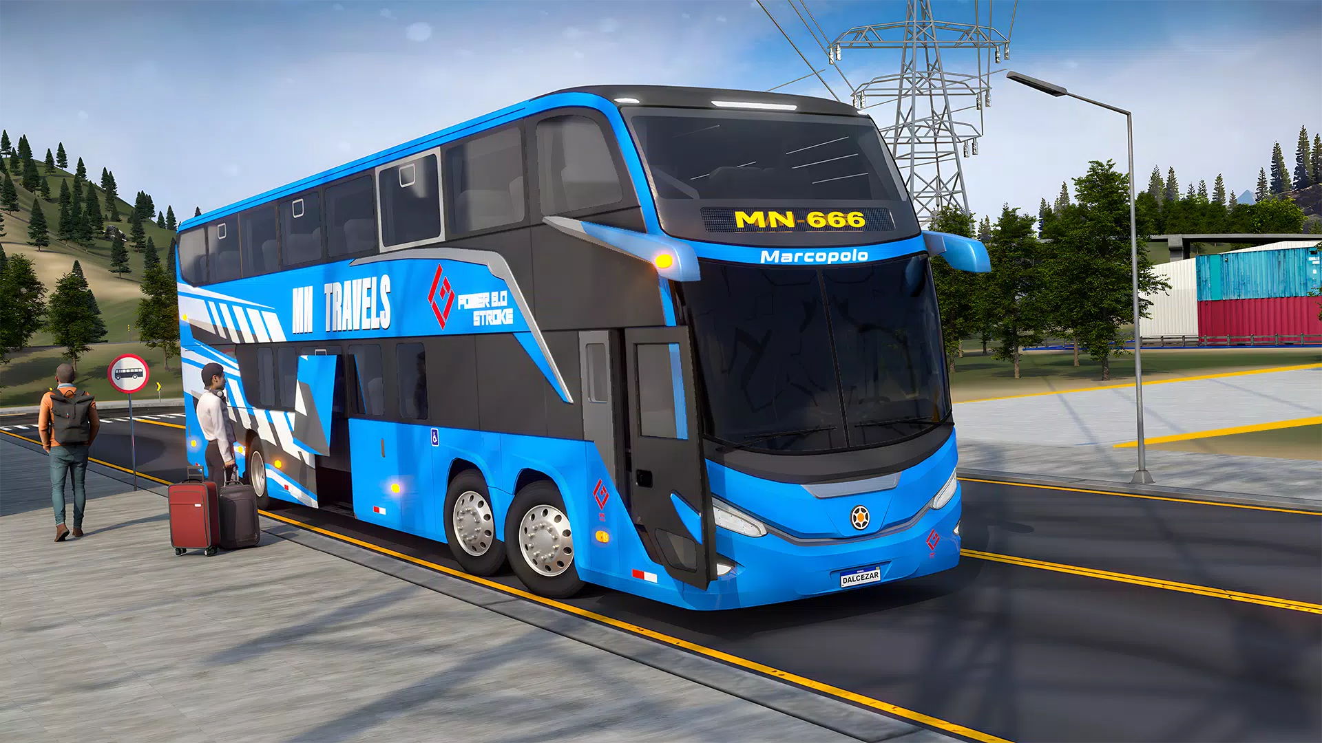 Bus Coach Simulator: City Bus Скриншот 3