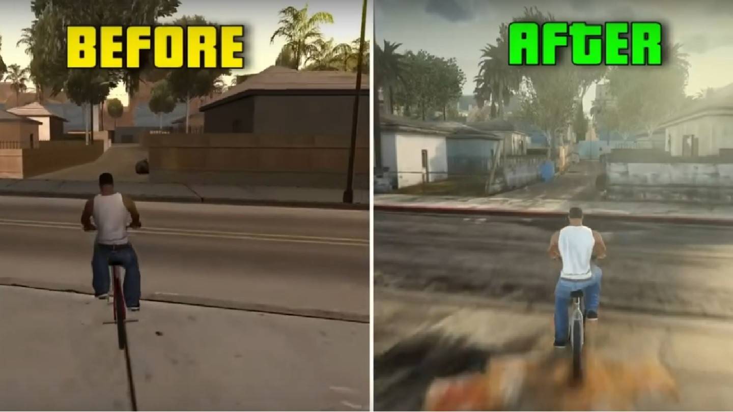 วิดีโอ: GTA San Andreas Banger remaster พร้อม 51 mods