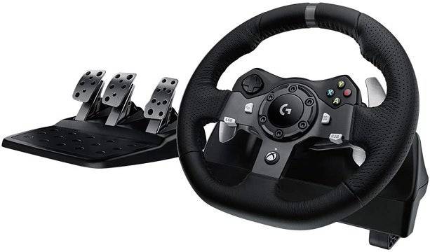 Logitech G920 Lái xe đua xe đua và bàn đạp (Xbox, PC)