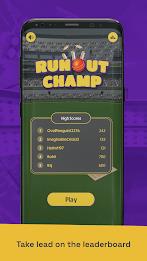 Run Out Champ: Hit Wicket Game Zrzut ekranu 0