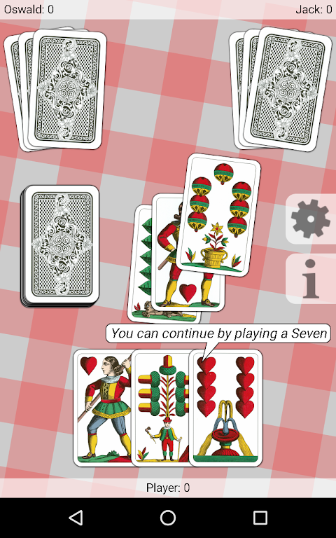 Seven - Card Game Screenshot 1