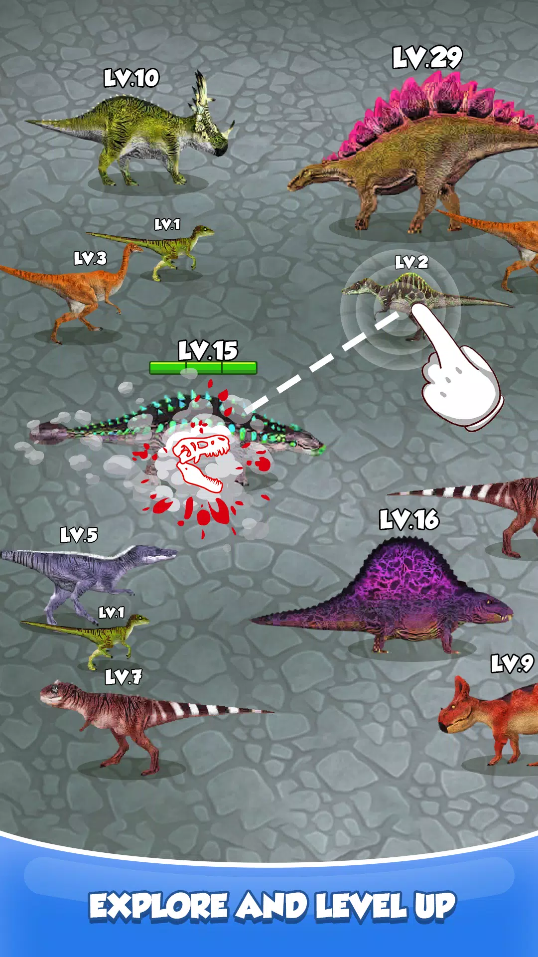 Merge Dino: Survival Monster Capture d'écran 0