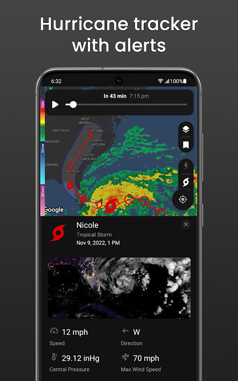 Clime: NOAA Weather Radar Live स्क्रीनशॉट 1