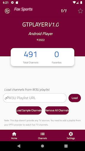 GT IPTV PLAYER Screenshot 1