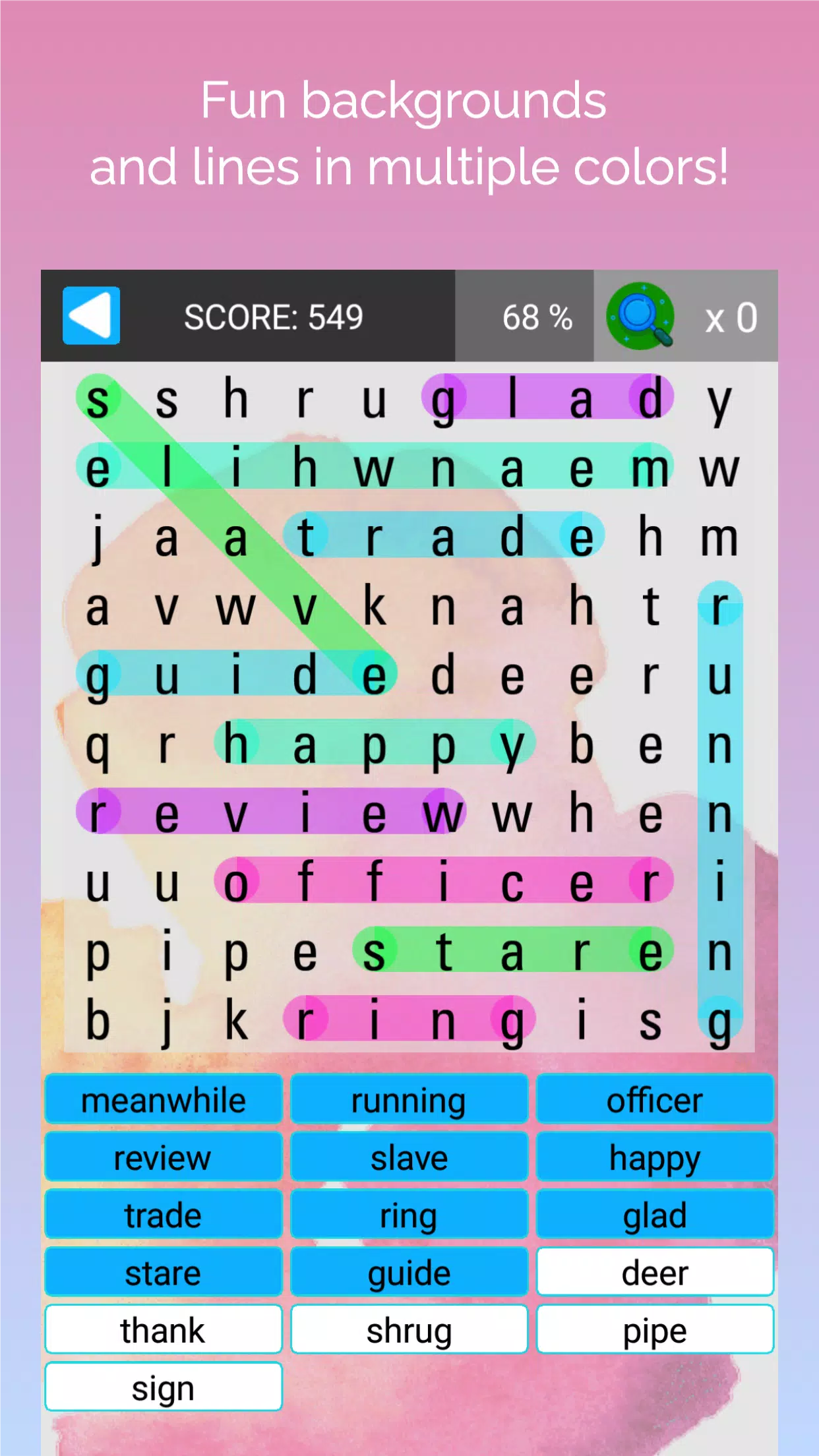 busca palabras: sopa de letras Скриншот 2