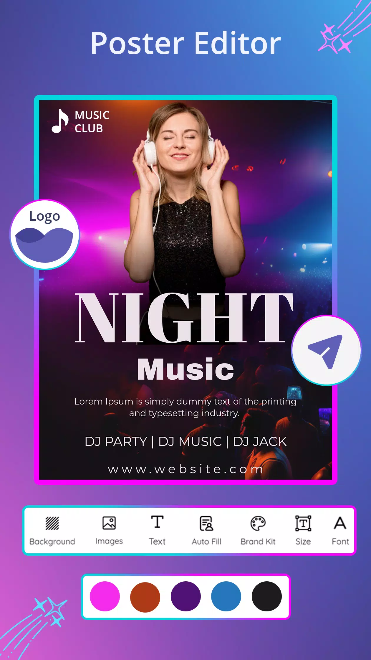 Poster Maker AI flyer maker スクリーンショット 2