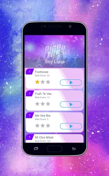 Piano Tiles - Soy Luna Girls Game स्क्रीनशॉट 1