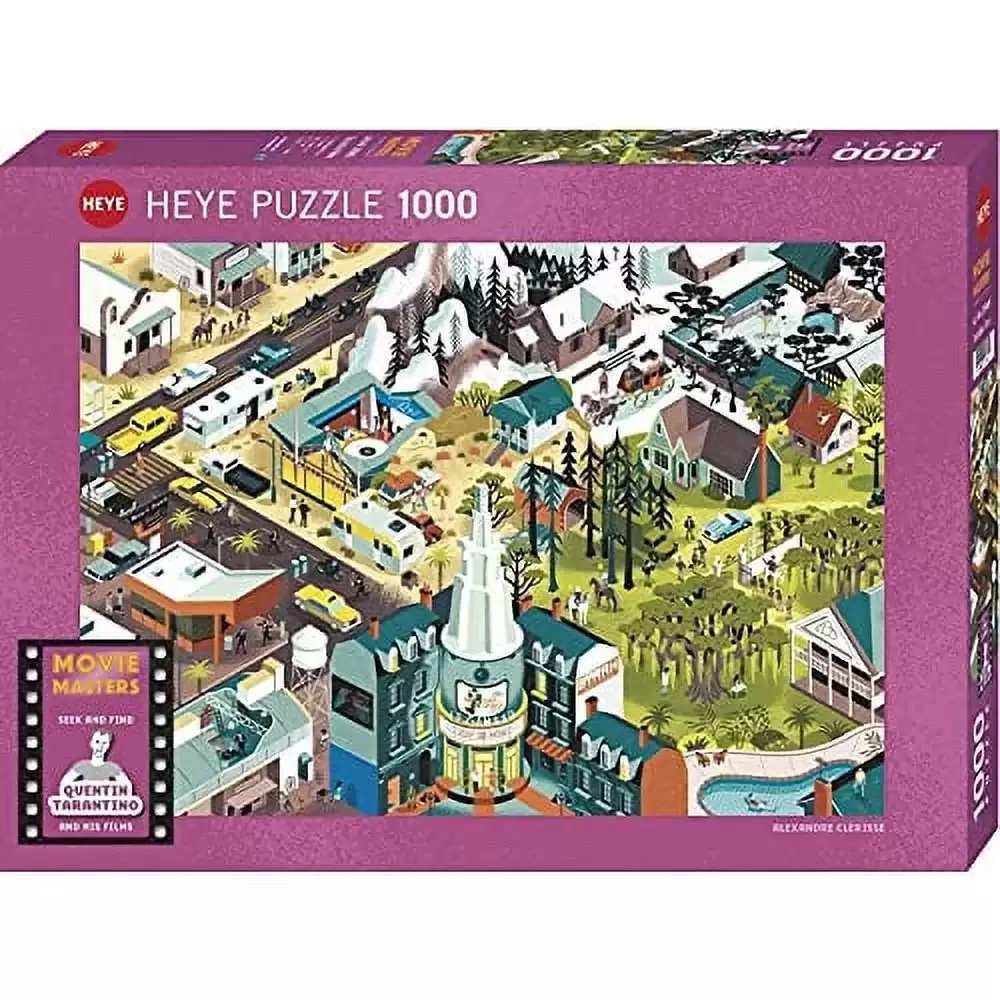 HEye Movie Masters Tarantino Films 1000 Piece Jigsaw Puzzle