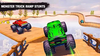 Monster Car Stunts Game 2023 ภาพหน้าจอ 2