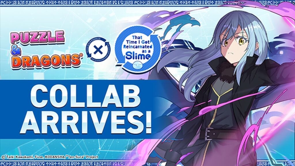 Ontvang gratis pulls en nieuwe kerkers in de Puzzle & Dragons x Die keer dat ik werd gereïncarneerd als een Slime Collab!