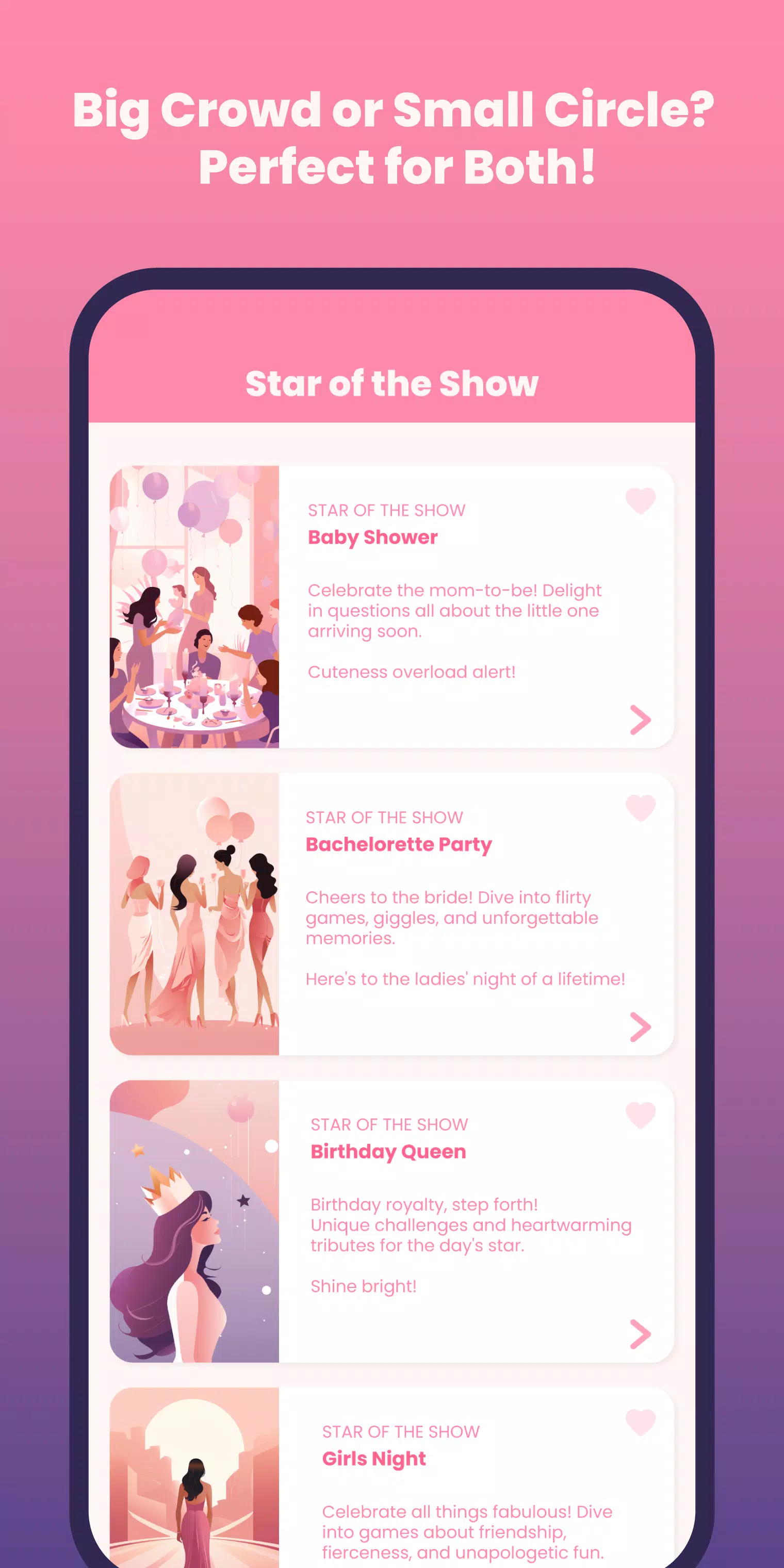 Girls Night - Group Party Game Скриншот 2