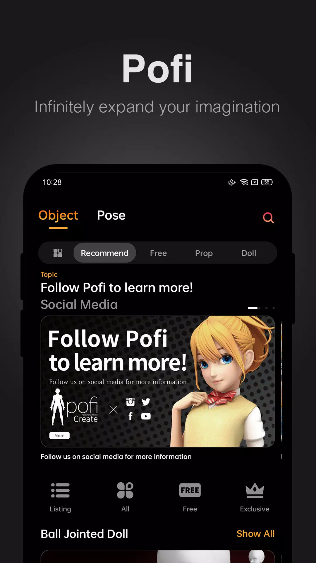 Pofi Create Captura de tela 0
