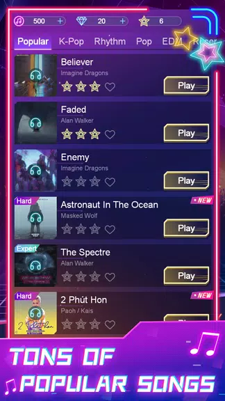 Magic Piano:EDM Music Tiles Ảnh chụp màn hình 3