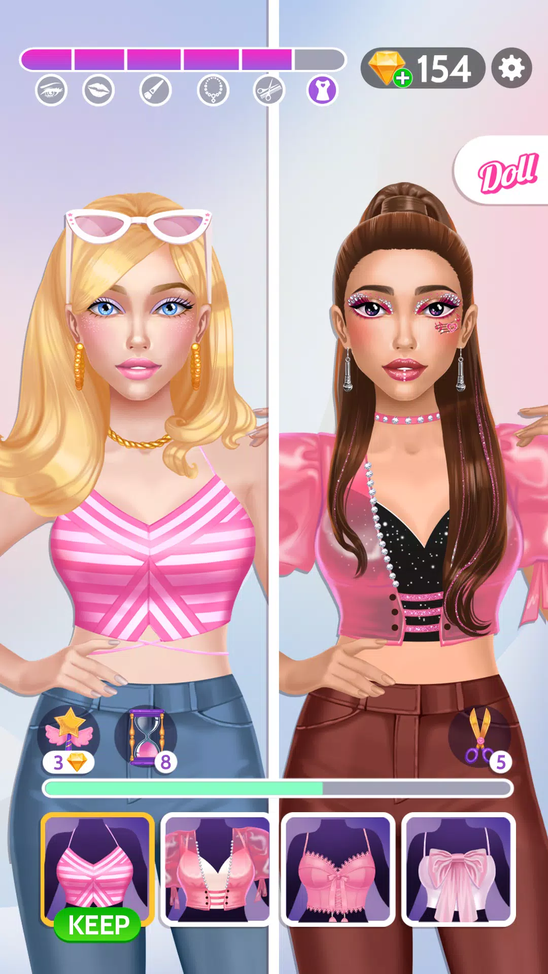 Emoji Makeup Game Ekran Görüntüsü 1