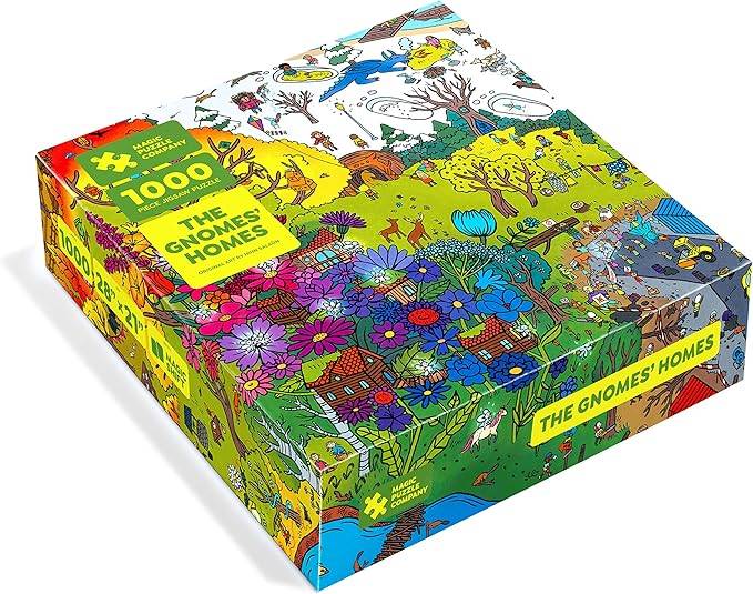 Gnomes ၏နေအိမ်များ• Magic Puzzle Company မှ 1000 Piece Jigsaw ပဟေ es ိ•စီးရီးသုံးစီးရီးသုံး