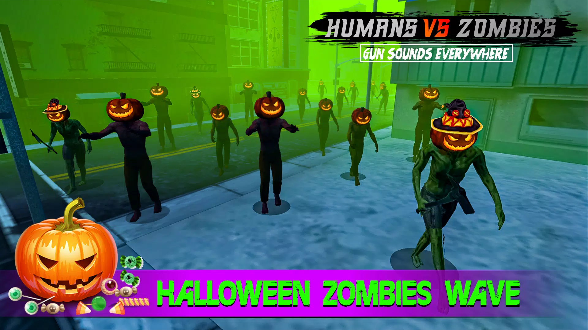 Human Vs Zombies Shooting スクリーンショット 0