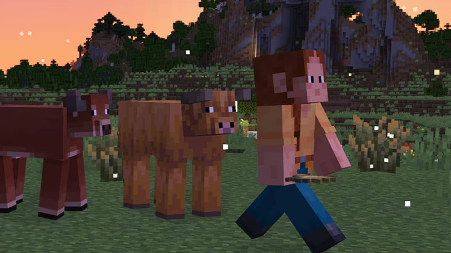 “ Minecraft揭露了自适应母牛，带有萤火虫和音乐的新植物”